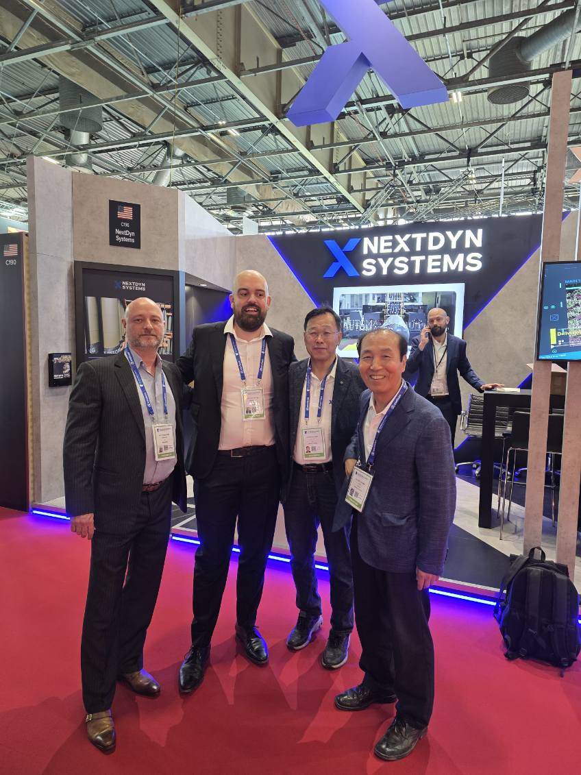 NextDyn Systems representatives at Eurosatory 2026